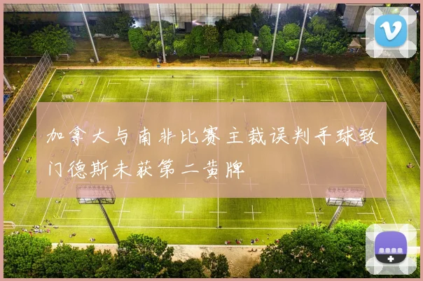加拿大与南非比赛主裁误判手球致门德斯未获第二黄牌