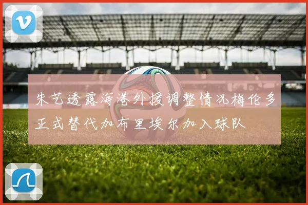 朱艺透露海港外援调整情况梅伦多正式替代加布里埃尔加入球队